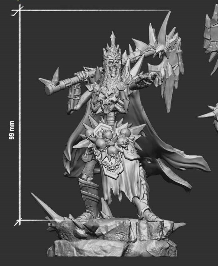 Krovar The Undying | Multiple Scales | Resin 3D Printed Miniature | White Werewolf Tavern