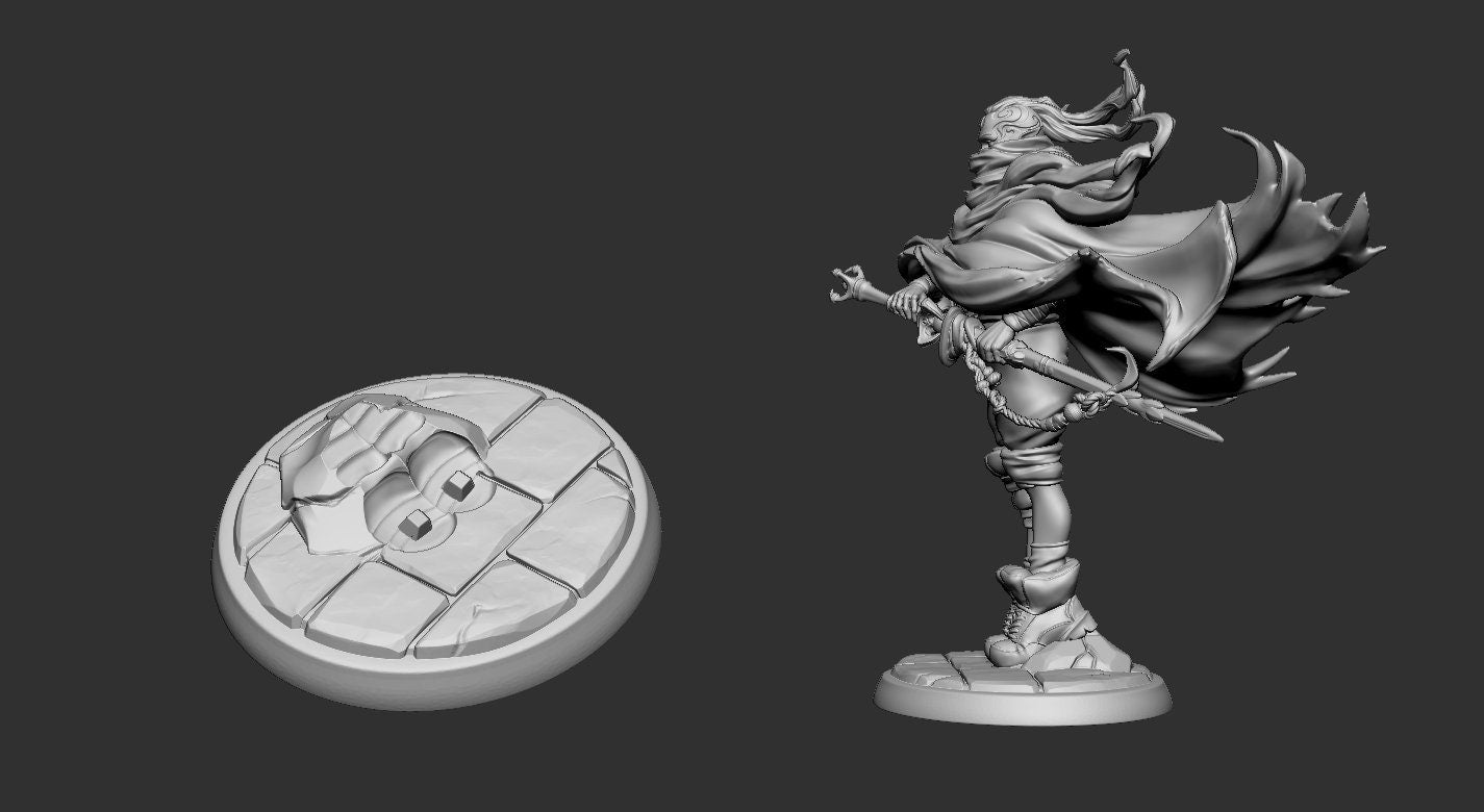 The Giant Slayer - Kunar | Resin 3D Printed Miniature | White Werewolf Tavern
