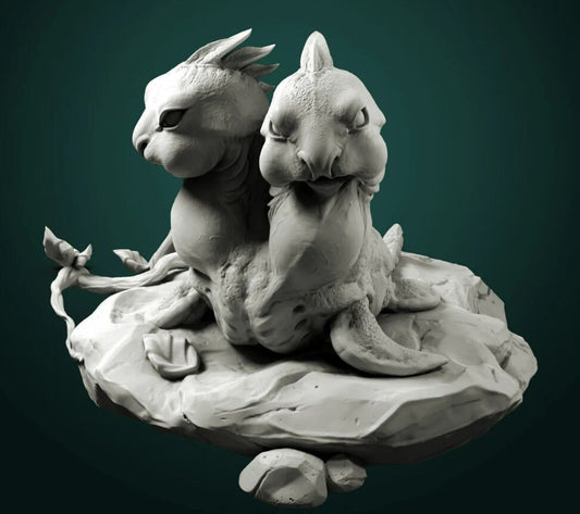 Amphipaha | Resin 3D Printed Miniature | White Werewolf Tavern