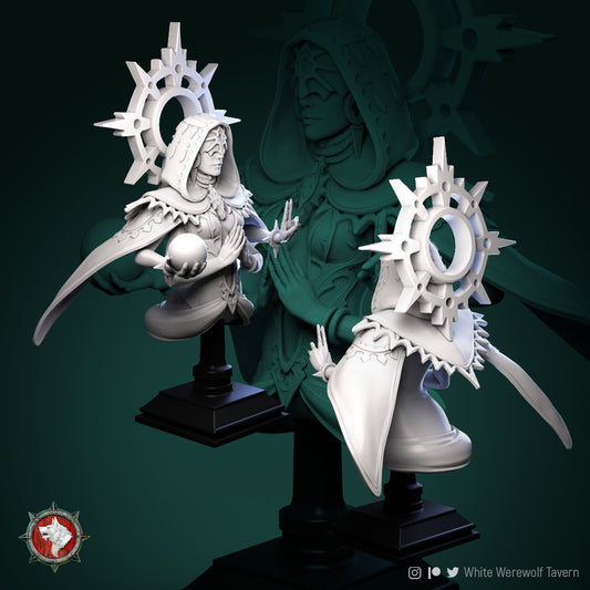 Oracle | Celestials | Bust | Resin 3D Printed Miniature | White Werewolf Tavern