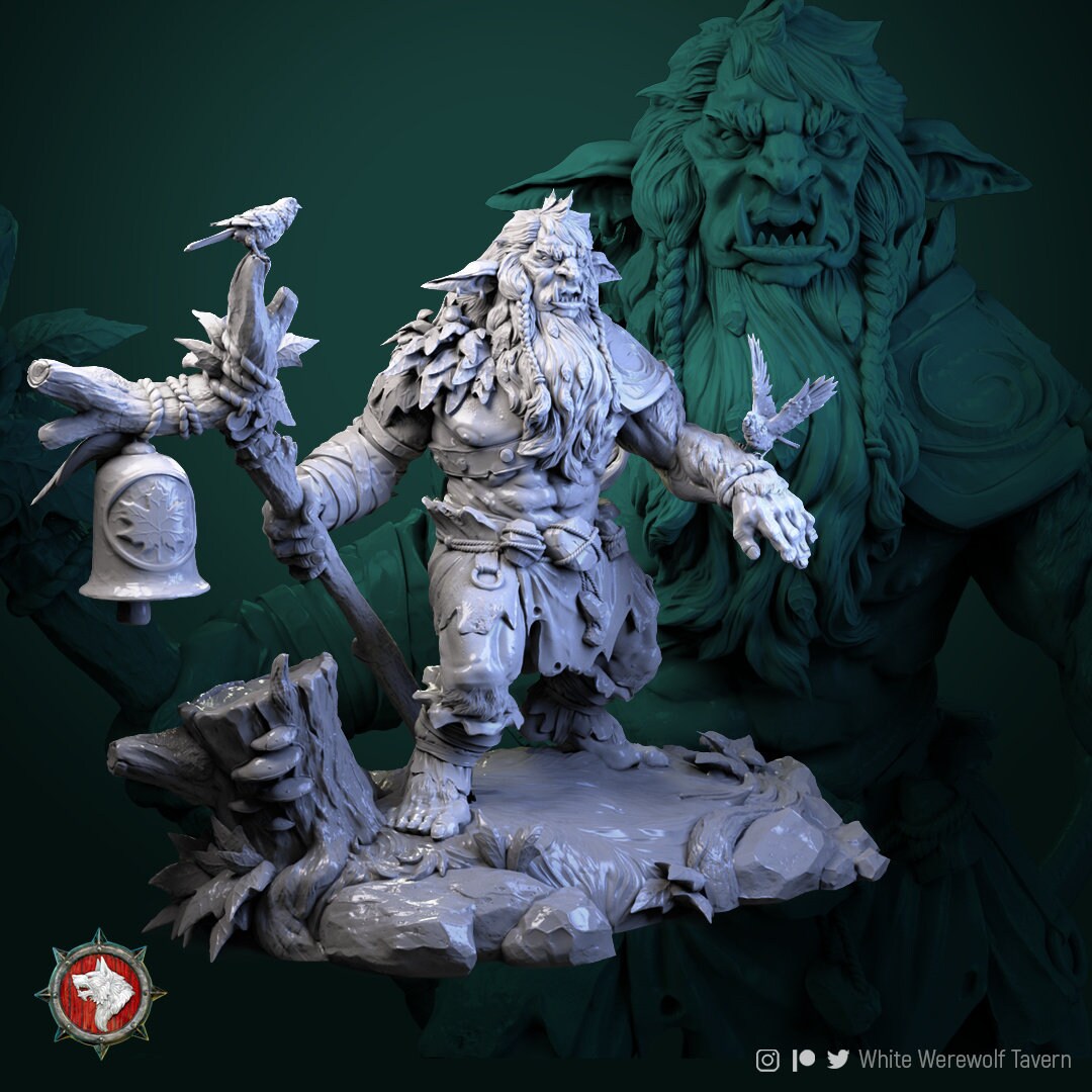 Leshy | Multiple Scales | Resin 3D Printed Miniature | White Werewolf Tavern | RPG | D&D | DnD