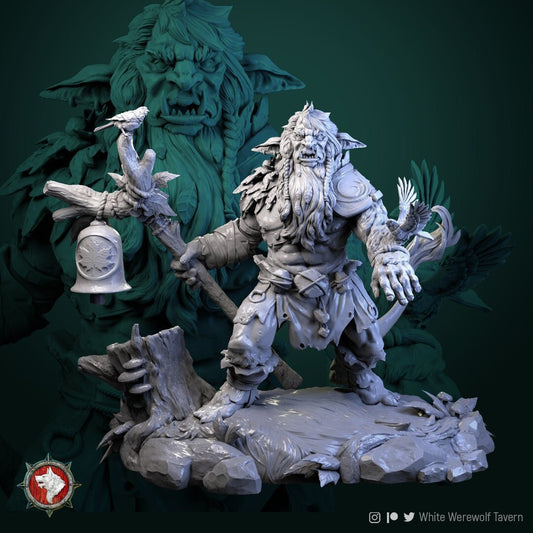 Leshy | Multiple Scales | Resin 3D Printed Miniature | White Werewolf Tavern | RPG | D&D | DnD