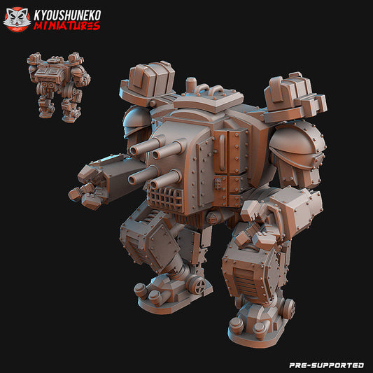 WW2 British Heavy Mech | Resin 3D Printed Miniature | Kyoushuneko