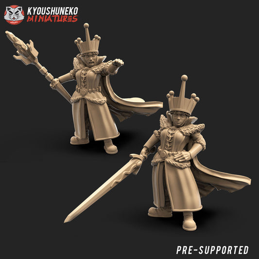 Kislev Ice Witch Queen | Resin 3D Printed Miniatures | Kyoushuneko | Table Top Gaming | RPG | D&D | Pathfinder