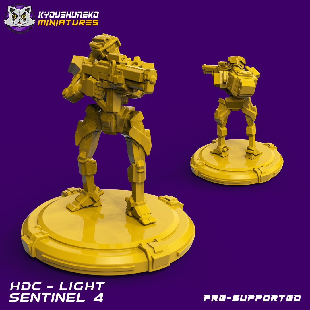 Combat Droids | Space Dwarfs / Squats / League of Votann | Resin 3D Printed Miniature | Kyoushuneko