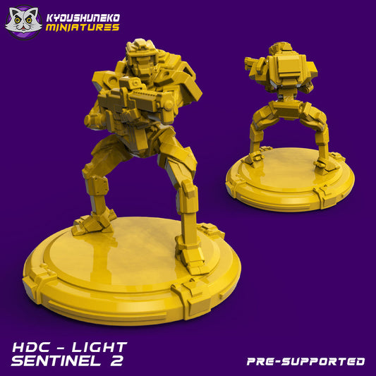 Combat Droids | Space Dwarfs / Squats / League of Votann | Resin 3D Printed Miniature | Kyoushuneko