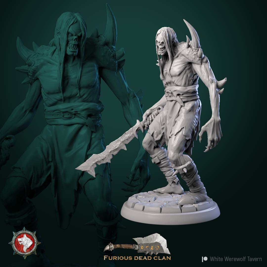 Corrupted orcs | Resin 3D Printed Miniature | White Werewolf Tavern | RPG | D&D | DnD