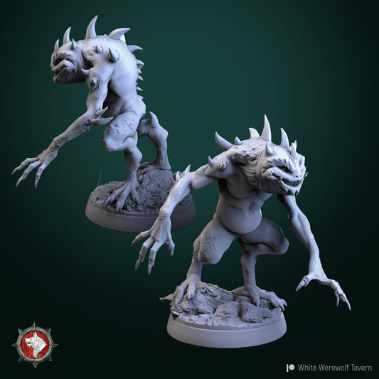 Slaads | Resin 3D Printed Miniature | White Werewolf Tavern