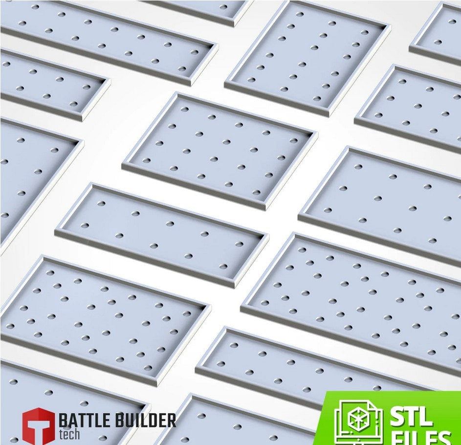50x100mm (Chariot) Magnet-Ready Movement Trays | PLA+ | Txarli Factory