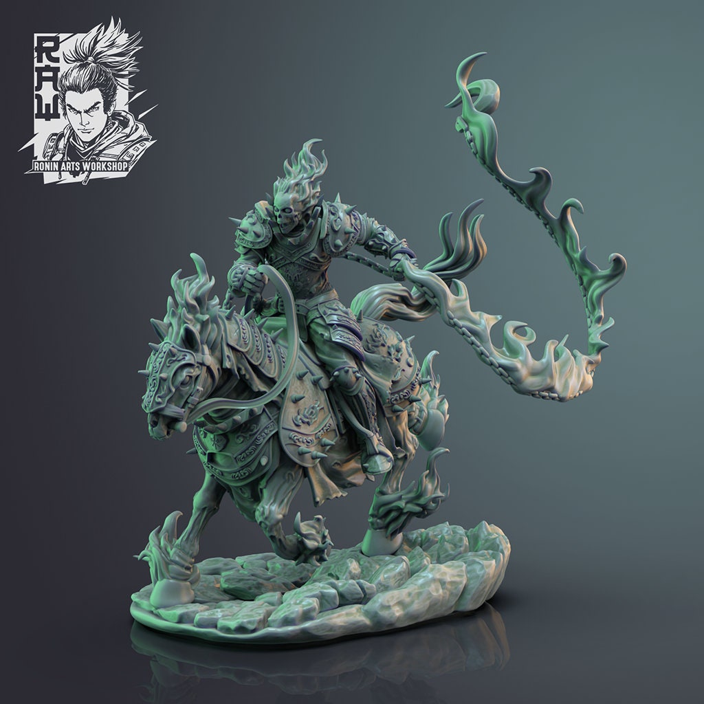 Four Horsemen of Halloween | The Cursed Vanguard | Resin 3D Print | Ronin Arts Workshop