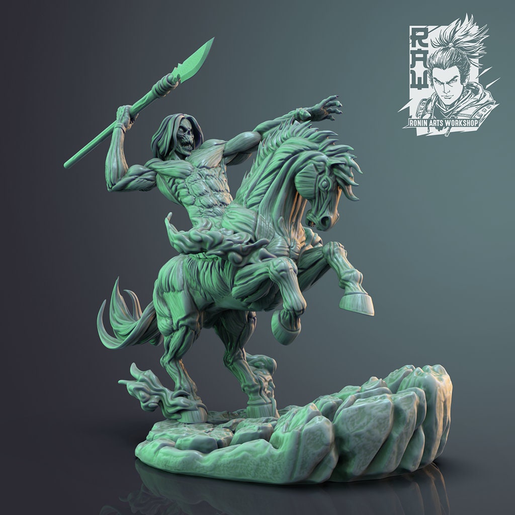 Four Horsemen of Halloween  | The Cursed Vanguard | Resin 3D Print | Ronin Arts Workshop