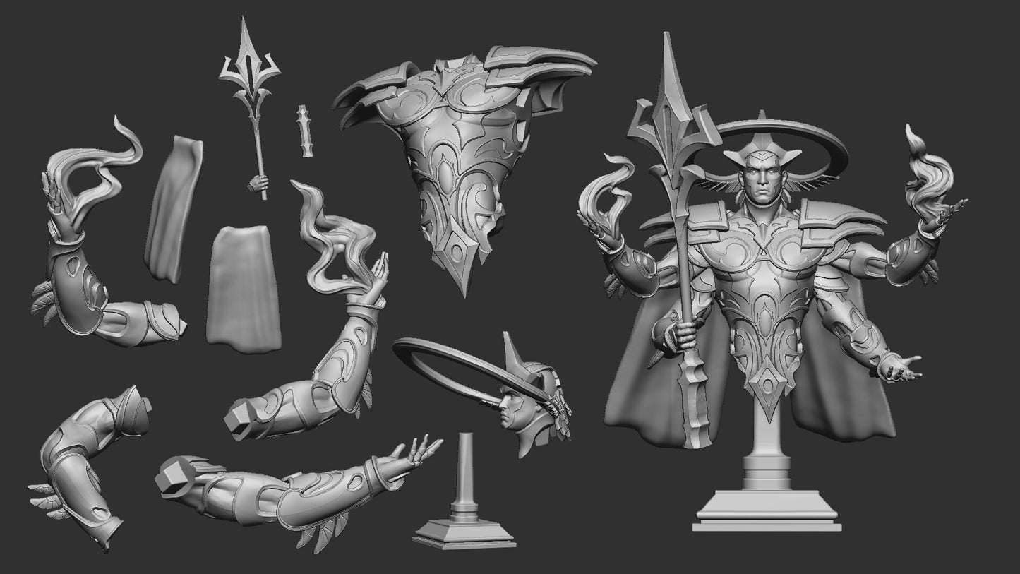 Kala The Punishing Judge | Celestials | Bust | Resin 3D Printed Miniature | White Werewolf Tavern