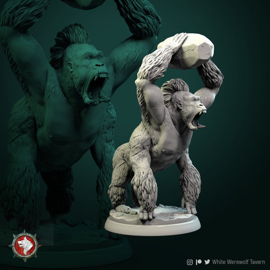 Crushing Ape Monster Boss | Resin 3D Printed Miniature | White Werewolf Tavern | RPG | D&D | DnD