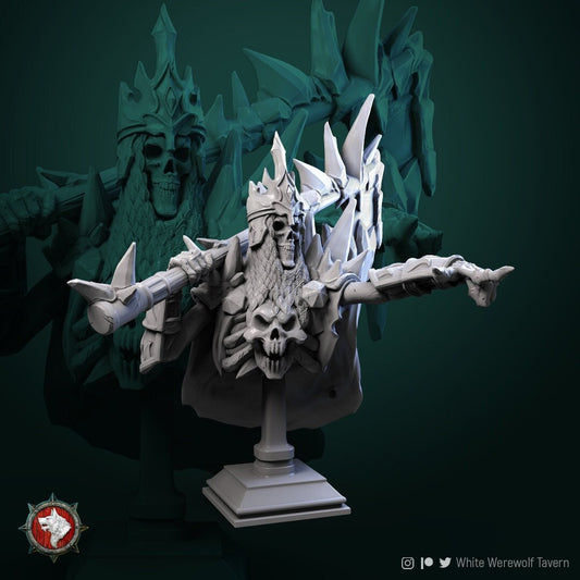 Krovar the Undying | Bust | Resin 3D Printed Miniature | White Werewolf Tavern
