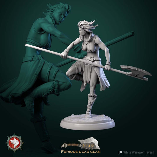 Orc Female Assassins | Resin 3D Printed Miniature | White Werewolf Tavern | RPG | D&D | DnD