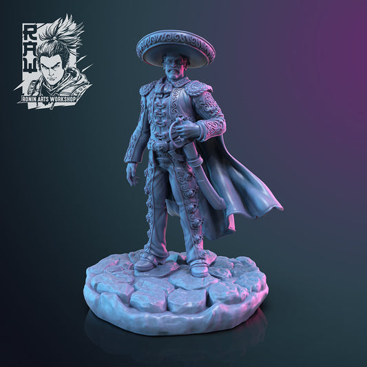 The Cursed Vanguard on foot | 35mm Scale | Resin 3D Printed Miniature | Ronin Arts Workshop