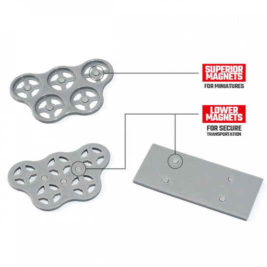 40mm Round Magnet-Ready Movement Trays | PLA+ | Txarli Factory