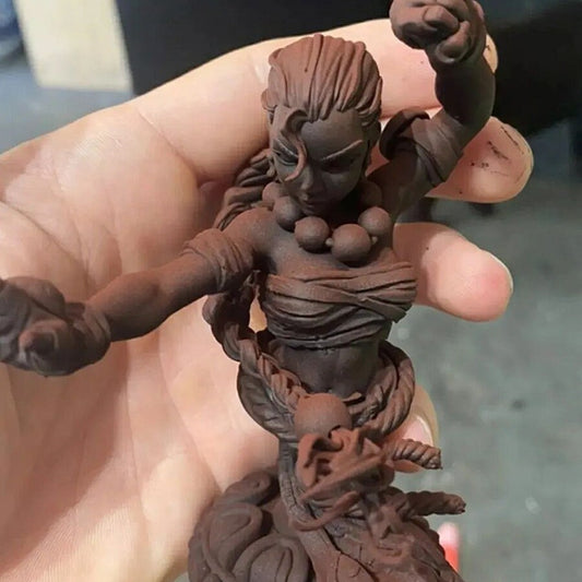 Female Tatooed Monk | Bust | Resin 3D Printed Miniature | Ronin Arts Workshop