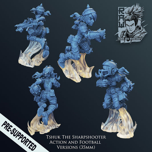 4x Blood Bowl Goblins | Fantasy Options Available | Resin 3D Print | Miniature | Pathfinder | Ronin Arts Workshop