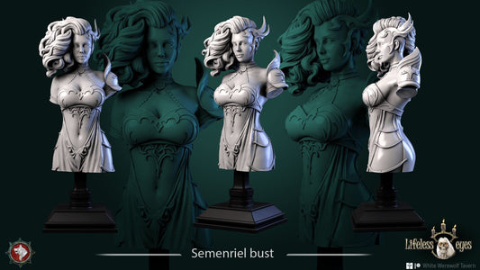 Semenriel | Bust | Resin 3D Printed Miniature | White Werewolf Tavern
