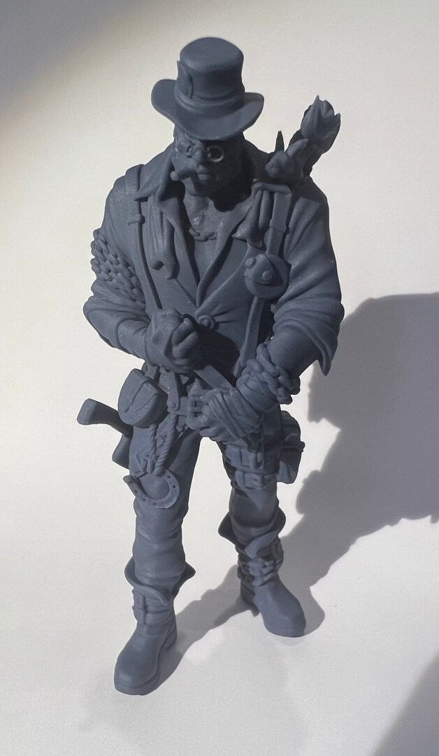 Brawler | Darius Darkbane| Wicked Hills | Resin 3D Printed Miniature | RPG | DND