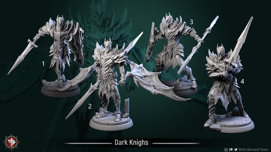 Dark Knights | Resin 3D Printed Miniature | White Werewolf Tavern | RPG | D&D | DnD