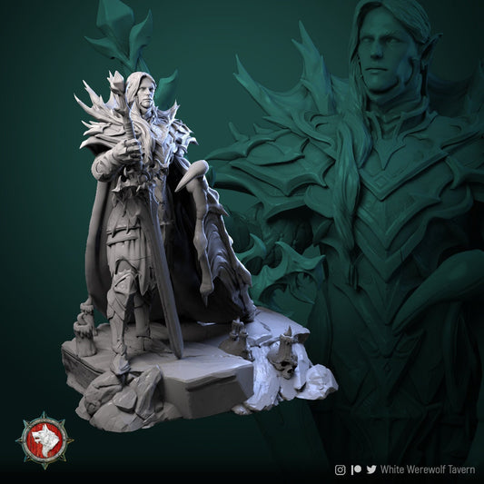 Hork The Merciful | Castle Of Blood | Multiple Scales | Resin 3D Printed Miniature | White Werewolf Tavern | RPG | D&D | DnD