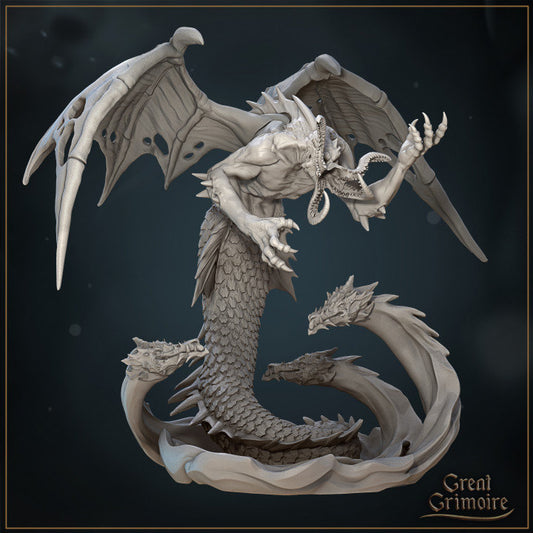 Abbysal Dragon | Wicked Hills | Resin 3D Printed Miniature | RPG | DND