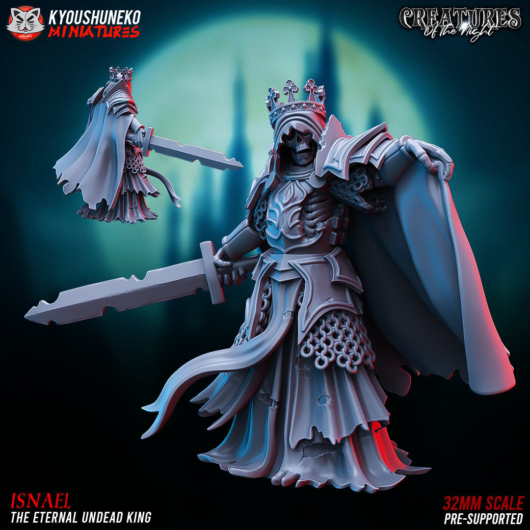 Wight King | Undead | Resin 3D Printed Miniature | RPG DND Pathfinder | Kyoushuneko