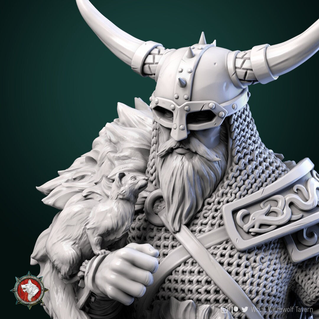 Kolgrim - Frost Giant | Multiple Scales | Resin 3D Printed Miniature | White Werewolf Tavern | RPG | D&D | DnD