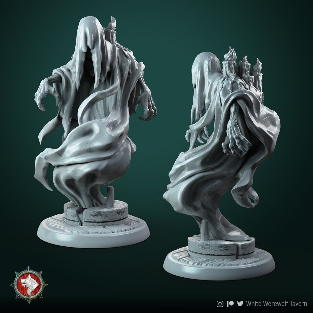 Specters | Resin 3D Printed Miniature | White Werewolf Tavern | RPG | D&D | DnD
