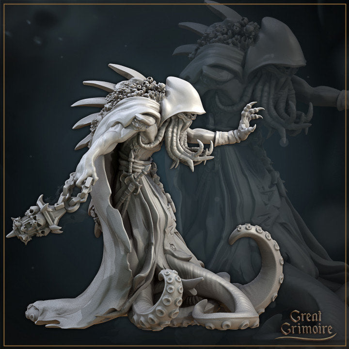 Abyssal Shaman | Wicked Hills | Resin 3D Printed Miniature | RPG | DND