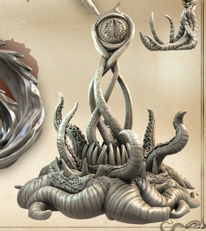 The Eye of The Abyss | Wicked Hills | Resin 3D Printed Miniature | RPG | DND