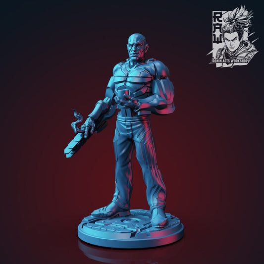 Marcellus the Collector | Sci-Fi / Cyberpunk | Resin 3D Printed Miniature | Kyoushuneko