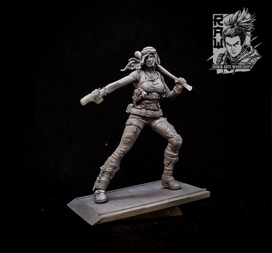 Black Betty - Reloaded | 75mm scale | Sci-Fi / Cyberpunk | Resin 3D Printed Miniature | Ronin Arts Workshop