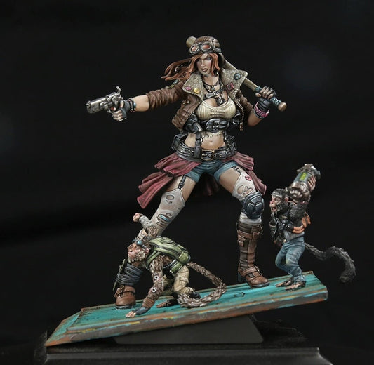 Black Betty - Reloaded | 75mm scale | Sci-Fi / Cyberpunk | Resin 3D Printed Miniature | Ronin Arts Workshop