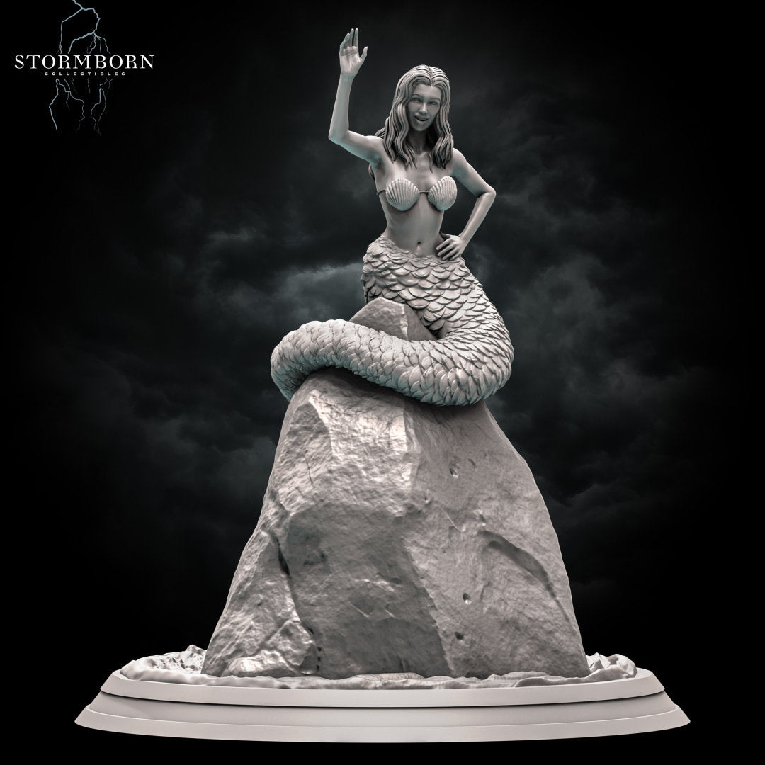 Mermaid Mimic | It's a trap! | Monster | Resin 3D Printed Miniature | RPG | DND | Stormborn Collectibles