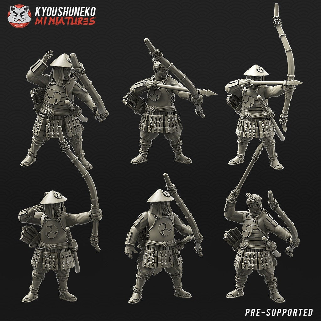 Japanese Nippon Starter Army (36 models!) | Batallion Box | Resin 3D Printed Miniatures | Warhammer Fantasy / WAP | Kyoushuneko |