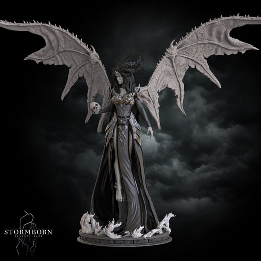 Nyxara | Succubus / She Devil | Large Monster | 32mm or 75mm scale | Resin 3D Printed Miniature | RPG | DND | Stormborn Collectibles