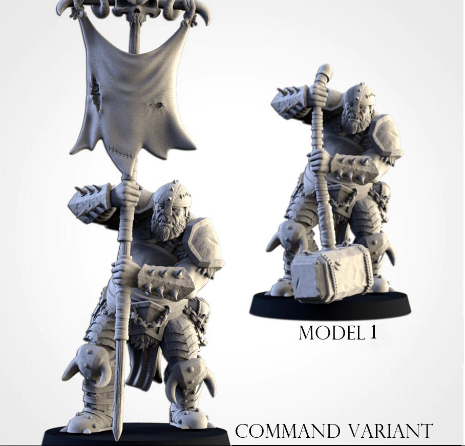 Ogre Ironguts | Northern Ogres | Resin 3D Printed Miniature | Txarli Factory | RPG | D&D | Warhammer