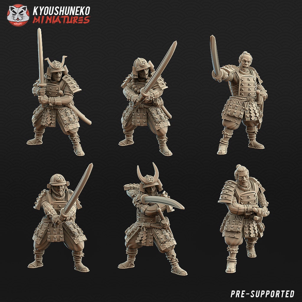 Japanese Nippon Starter Army (36 models!) | Batallion Box | Resin 3D Printed Miniatures | Warhammer Fantasy / WAP | Kyoushuneko |