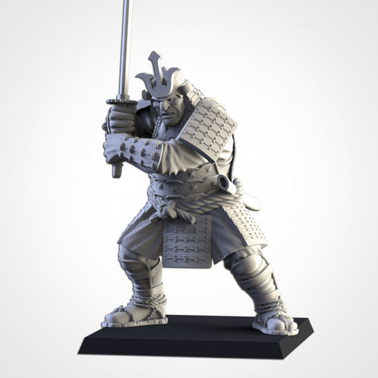 Samurai Ogre | Northern Ogres | Resin 3D Printed Miniature | Txarli Factory | RPG | D&D | Warhammer