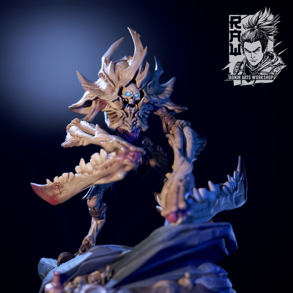 Bonescythe | Skeletal Abomination | Multiple Scales | Resin 3D Printed Miniature | Ronin Arts Workshop