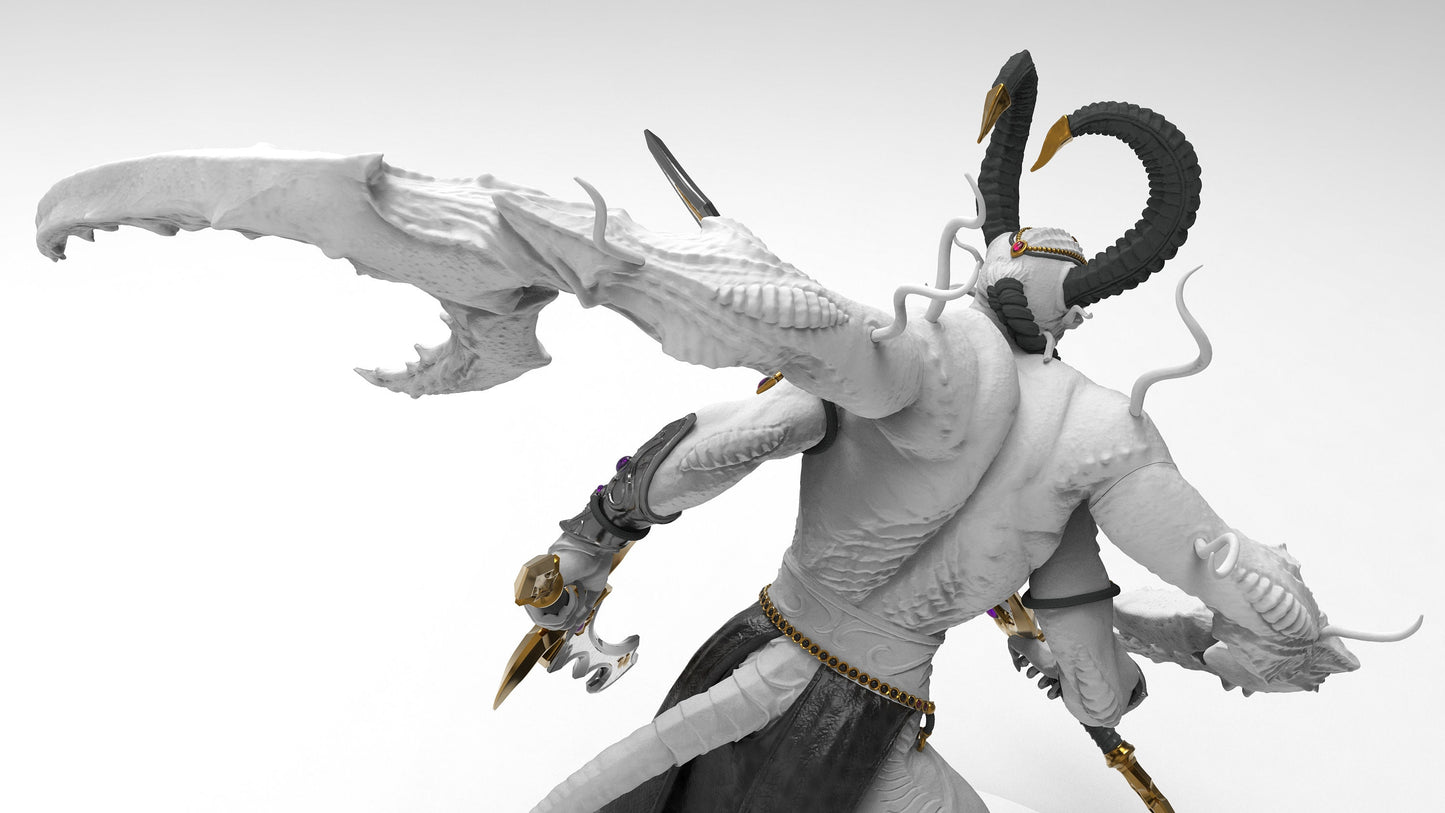 En'kari The Arch-Tempter | Legion of Excess | Resin 3D Printed | EmanG | Table Top Gaming