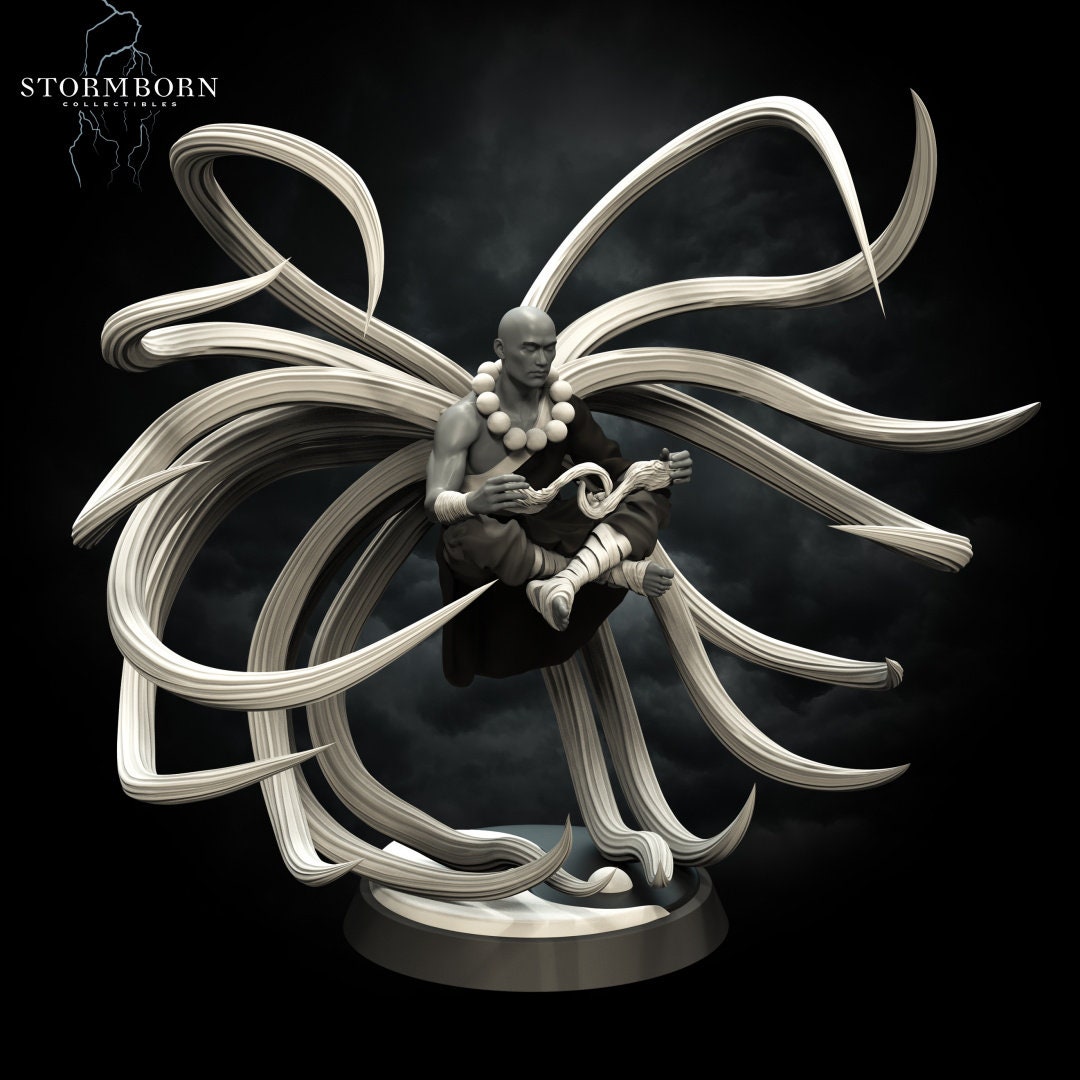 Jing, Angel of Patience | Large Model | 32mm or 75mm scale | Resin 3D Printed Miniature | RPG | DND | Stormborn Collectibles