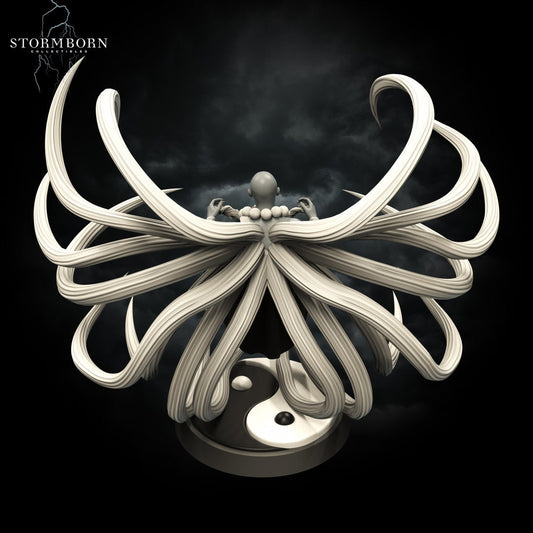 Jing, Angel of Patience | Large Model | 32mm or 75mm scale | Resin 3D Printed Miniature | RPG | DND | Stormborn Collectibles