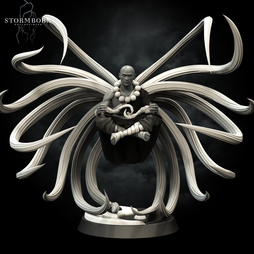 Jing, Angel of Patience | Large Model | 32mm or 75mm scale | Resin 3D Printed Miniature | RPG | DND | Stormborn Collectibles