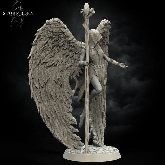 Althea, Angel of Mending | Large Model | 32mm or 75mm scale | Resin 3D Printed Miniature | RPG | DND | Stormborn Collectibles