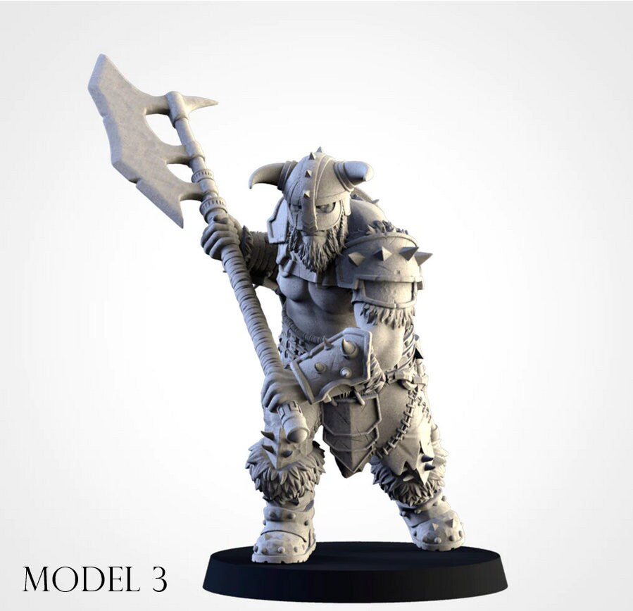 Ogre Ironguts | Northern Ogres | Resin 3D Printed Miniature | Txarli Factory | RPG | D&D | Warhammer