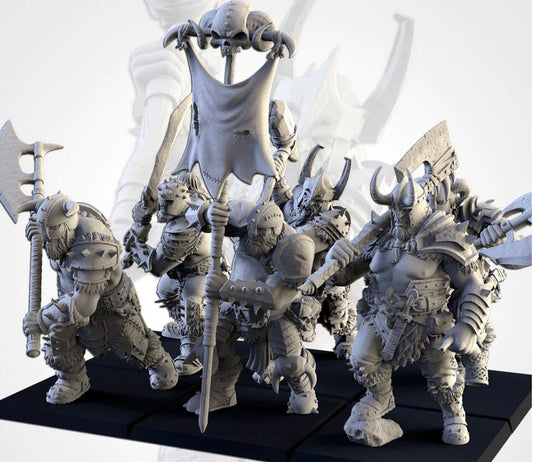 Ogre Ironguts | Northern Ogres | Resin 3D Printed Miniature | Txarli Factory | RPG | D&D | Warhammer